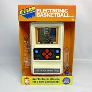 2016 Mattel Basic Fun Electronic Basketball Handheld Electronic Game Classic New